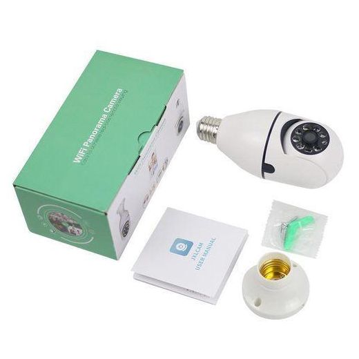 Generic Wireless Light Bulb Security Camera with E27 Light Connector, Motion Auto Tracking, 2 Way Audio, Spotlight Night Vision, Free APP, WiFi Screw-in CCTV Camera, - image 3