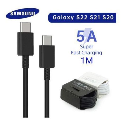 Samsung USB TYPE C TO TYPE C CABLE 3A 5A 45W PD COMPATIBLE