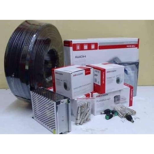 Hikvision 4 HD CCTV Camera Full Kit (With 8 Channel DVR & 50m Cable) - image 2