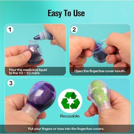Un Branded 10Pcs Soft Silicone Toe/Fingers Sleeves Toe Protectors - image 2
