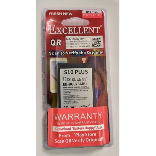 Excellent SAMSUNG GALAXY S10 PLUS Mobile Phone Battery..