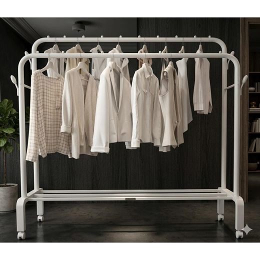 Generic Double Rail Clothes Rack Stand - image 4