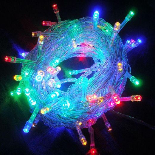 Generic 100 LED String Lights 10M Multicolor Waterproof Decorative Fairy Lights Indoor Outdoor Christmas Party Wedding Garden Lights - image 2