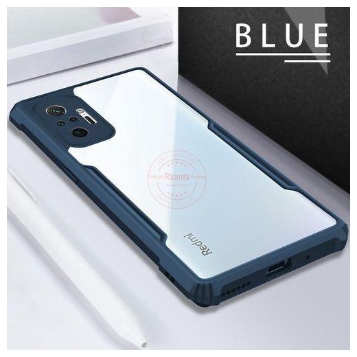 Generic Redmi Note 10 Phone Case Transparent blue - image 3