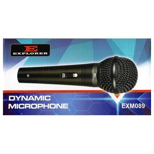 Generic Explorer EXM 089 Corded Cardioid Dynamic Vocal Microphone - image 2
