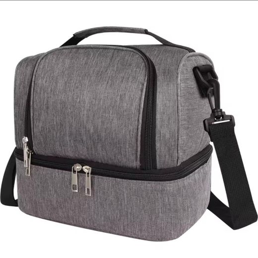 Generic Premium Insulated Lunch Bag - Compact Single Layer Thermal Food Cooler Tote with Shoulder Strap - image 3