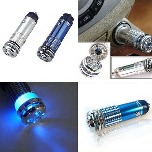 Generic 1pc(Random Colour) Mini Auto Car Fresh Air Ionic Purifier Oxygen Bar Ozone Ionizer Cleaner 12V - image 3