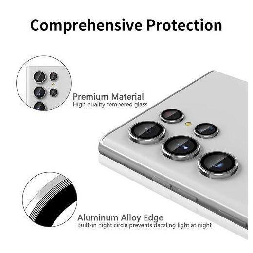 Generic Film en Verre pour Objectif de Caméra 9H pour Samsung Galaxy S25 Ultra 5G - image 2