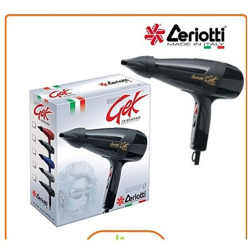Ceriotti Ceriotti GEK-3800 Hair Dryer - Black, 2 Speeds, 3 Heat Settings, Includes Diffuser & Concentrator, 2 kg - image 2