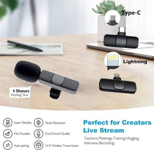 Generic Mini Wireless Lavalier Mic for Clear Audio in Streaming and Interviews - image 2