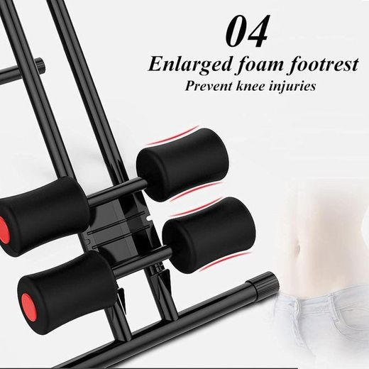 Generic Hot Sale Ab Machine, Core Abs Workout Equipment With LCD Display Height Adjustable Strength Training Abdominal Cruncher For Home Gym Fitness Exercise - image 4