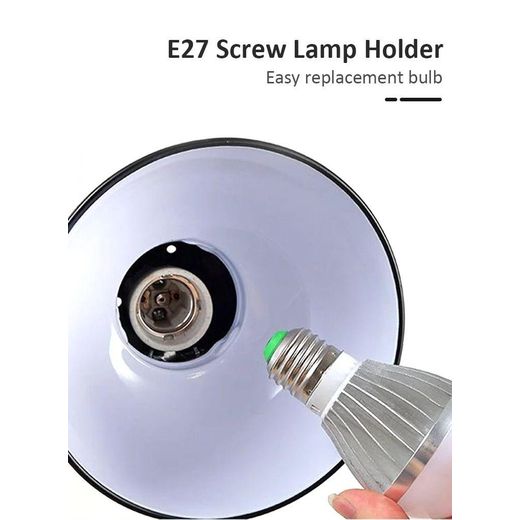 Generic Adjustable Brightness LED Black Desk Swing Arm Lamp Portable Study Light Adjustable Room Clip Lamp Dormitory Reading Clamp Folding Table Lamp with Clamp Reading Lamp Classic LED Table Lamp - image 2