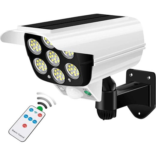 Solar Light Dummy Camera 200 Watts Solar Powered Simulation Monitoring Induction FLOODLIGHT w