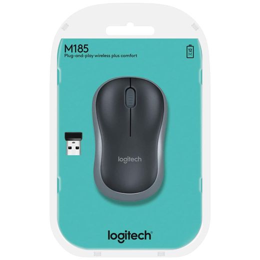 Logitech M185 Compact Wireless Mouse (Blue) - image 3