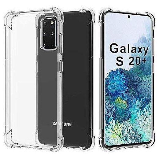 Generic Transparent Back Cover Clear Thin Case for Samsung Galaxy S20 plus(+)-Clear case - image 2