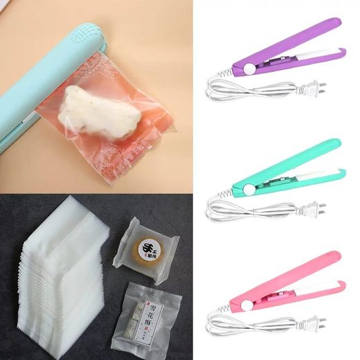 Multipurpose Mini Thermal bag sealer  Hair-Straightener Flat Iron Ceramic Hair Straightener Iron Fashion Styling Tool  Vaccum Thermal Sealer 