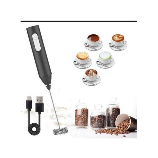 Generic Handheld Electric Milk Frother & Coffee Whisk - Portable Drink Foam Maker for Latte, Cappuccino & Hot Chocolate - image 2