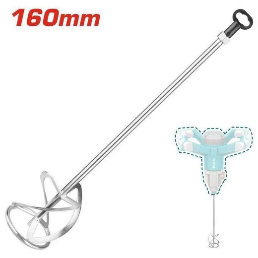 TOTAL 600mm Mix Paddle M14 – Heavy Duty Mortar, Cement, Paint & Plaster Mixing Paddle for Electric Mixers - image 3
