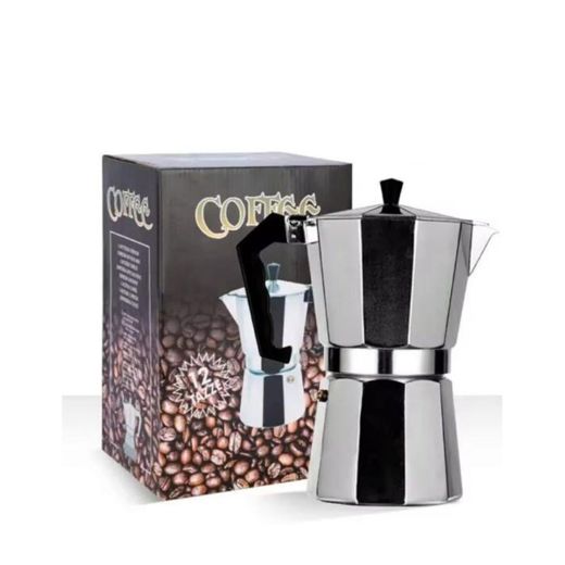 Silver Moka Coffeepot