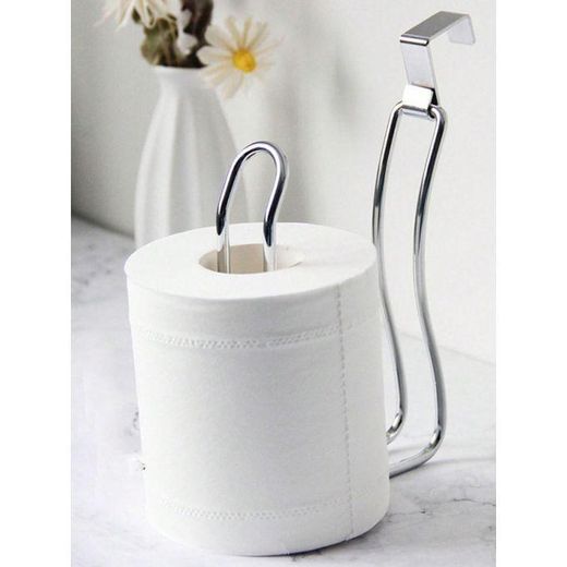 Generic 1pc Toilet Holder Iron Art Roll Paper Rack Wall Mounted Hook Tissue Box For Bathroom - image 3
