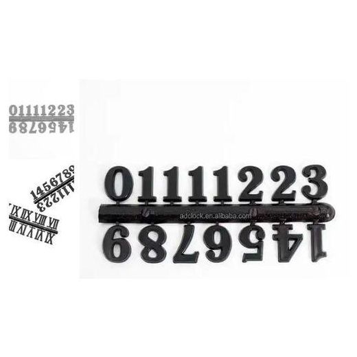 Resin Clock Numbers Arabic- Black