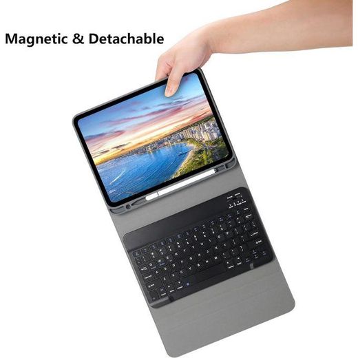 Generic iPad 10th Generation Case with Keyboard 10.9 inch Smart Folio Cover with Pencil Holder - image 2