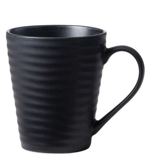 Generic Black Coffee Cups With Elegant Design Set of 6