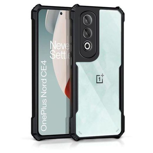Generic Xundo OnePlus Nord CE 4 5G Back Cover  Transparent Crystal Clear Hard PC Back Case with TPU Bumper, Drop Protection Case Cover for OnePlus Nord CE 4 5G