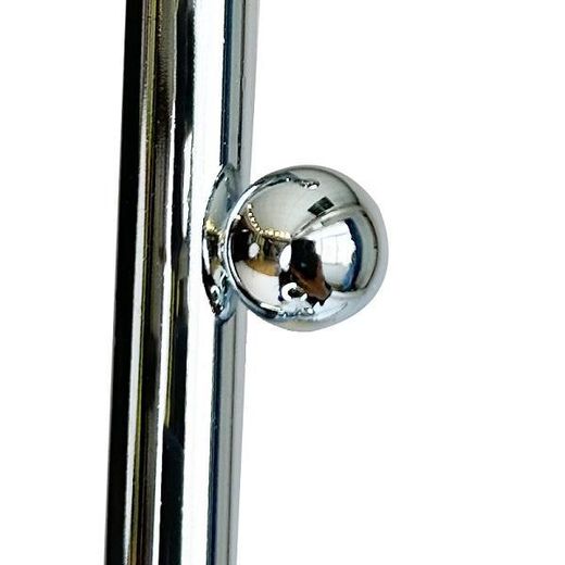 CENTRAMAN 8Ball Wall-Mount Wavy Waterfall Display Arm-Chrome, 300mm, Angled/Slanting/Sloped Hanger Rail, Cascading/Inclined Clothing Hanger Hook - image 2