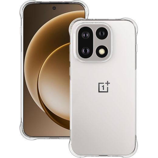 Generic OnePlus 15 Crystal Clear Case – Shockproof Transparent Protective Cover (Anti-Yellow, Slim Fit)