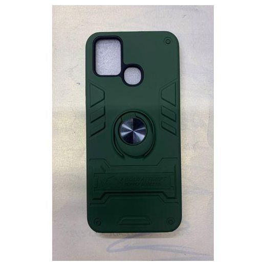 Generic Infinix Smart 5 Phone Case, Heavy Duty Armor Hard Case with Finger Ring Holder for Shockproof Protection for Fourth Device