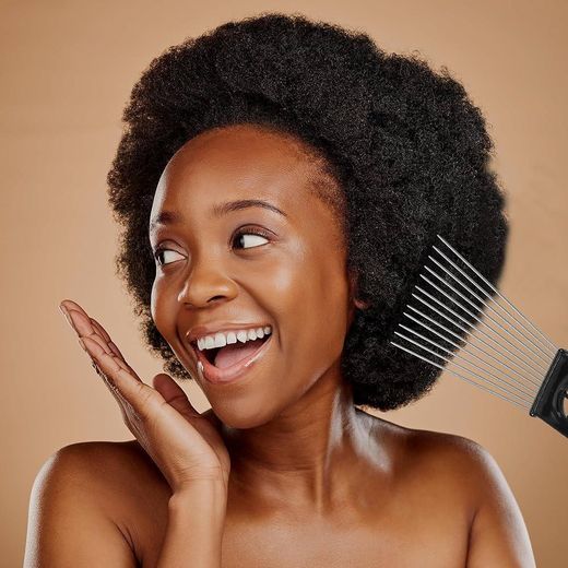 Generic Strong Black Afro Pick Comb for Daily Hair Care - image 4