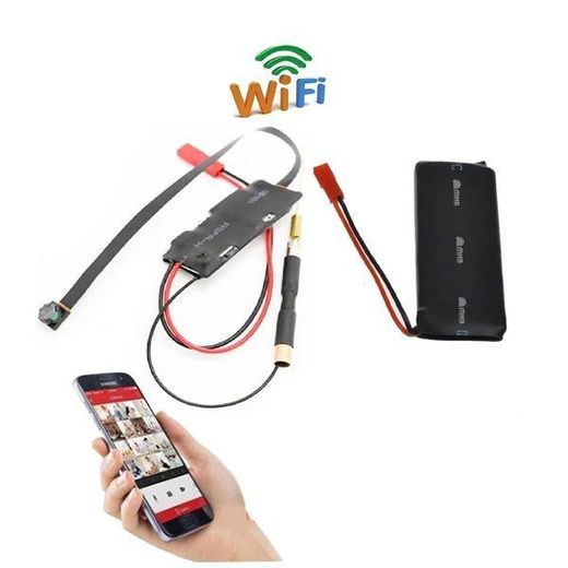 Security Gadget , IR Night Vesion Support Wireless Wifi Small Pin Hole Camera Video Recorder Security Nanny Camera