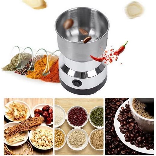 RAF Coffee Grinder Electric & Spice Grinder, 300W Fast Grinding with Stainless Steel Blades for Coffee Beans, Spices, Seeds, Herbs -Dry Food Mill -Mini Kitchen Grinder - image 2