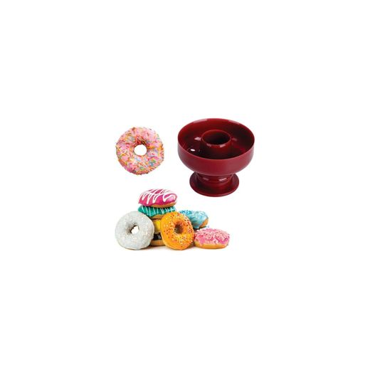 Generic Manual Donut Cutter & Mold – Reusable Plastic Doughnut Maker with Center Hole for Homemade Baking