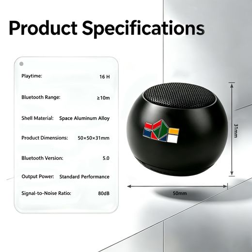 MingDe era Portable Mini Bluetooth Speaker mp3 bluetooth speaker with bass,TF Card, Boombest Speaker Jam Box with Super Bass, Metal Shell, TWS wireless speaker - image 2