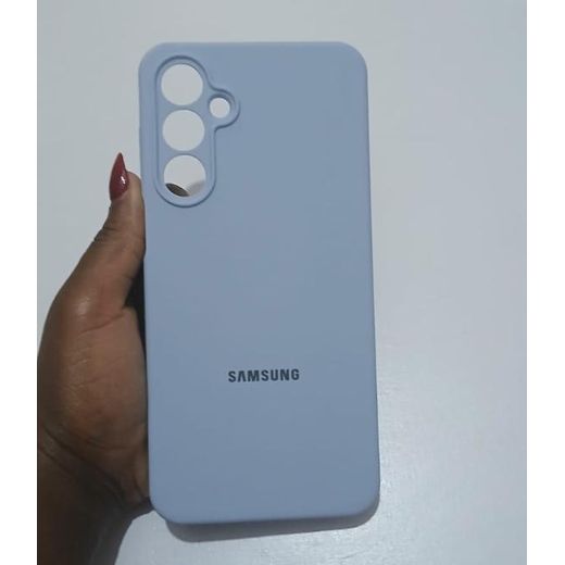 Generic Samsung Galaxy A16 Phone Case - Light Blue Premium Silicone Heavy Duty Phone Cover - image 4