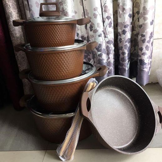 UNIQUE 12pcs High Quality Granite Nonstick Cookware set - image 2