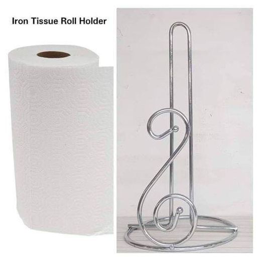 Quality Stainless Steel Serviette Roll Holder - Silver