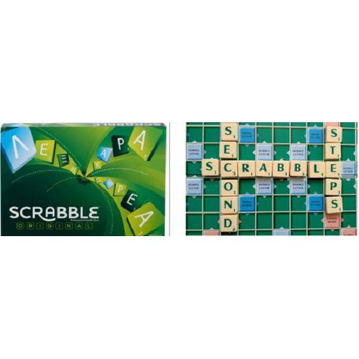 Mattel Scrabble Original - Brand Crossword Board Game - image 2