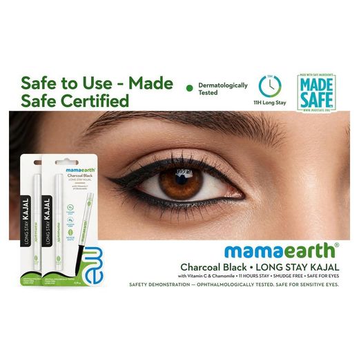 Mamaearth Black Kajal Eyeliner Charcol - image 3