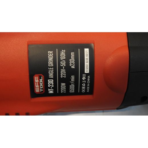 Generic EFFTOOL 2200W Heavy Duty Grinding Machine 9 Inch. 9 Inch Angle Grinder – 2300W - image 2