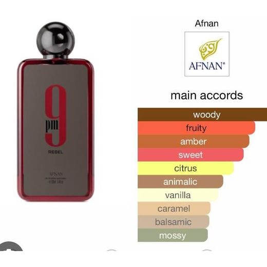 Afnan 2pcs 9pm Rebel _30ml Eau De Parfum  +200ML body spray - image 2