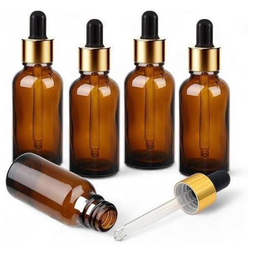 100ml Glass Dropper Bottles Set of 5