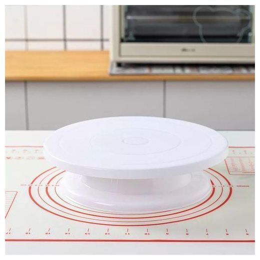 Generic 28 CM Quality Cake Decorating Rotating Revolving Turn Table Cake Stand - image 3