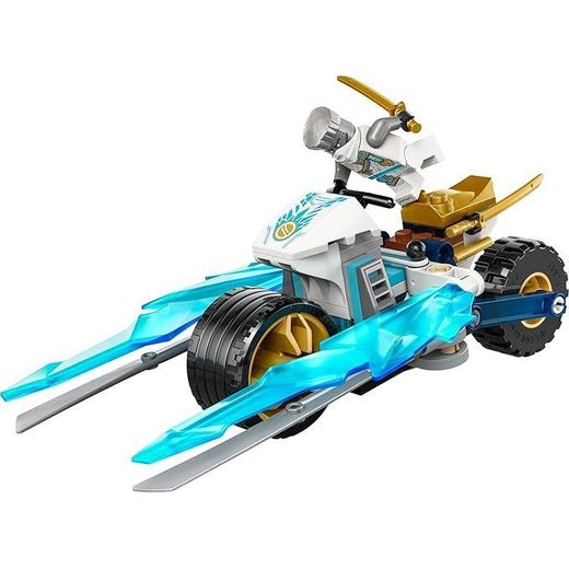 LEGO NINJAGO Zane’s Ice Motorcycle Toy with 1 Minifigure Included, Buildable Model Vehicle - image 3