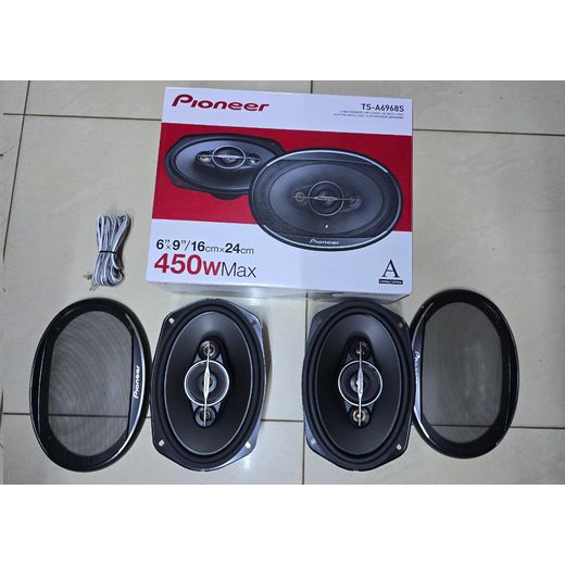 Pioneer TS-A6968S Blasting Powerful 450Watts A-Series Oval 6 By 9 Inch Midrange Speakers - A Pair