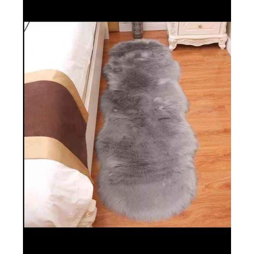 Soft Irregular Rugs For Bedroom Plush Floor Foot Mats Faux Fur Wool Carpets Living Room Lounge Fluffy Bedside Rug Sofa Cushion
