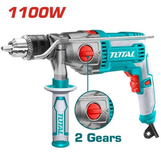 TOTAL Impact drill - TG211166 with Drill Bit Set