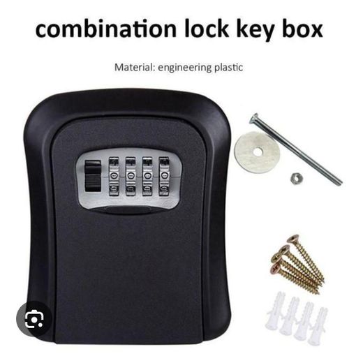 Generic Lock Box, Combination Lock box with Code for House Key Storage, Combo Door Locker
